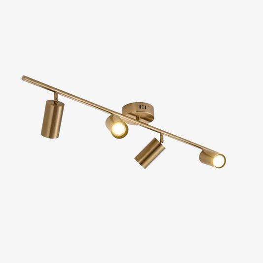 Plafonnier LED Design - Aluminium Noir ou Doré-2