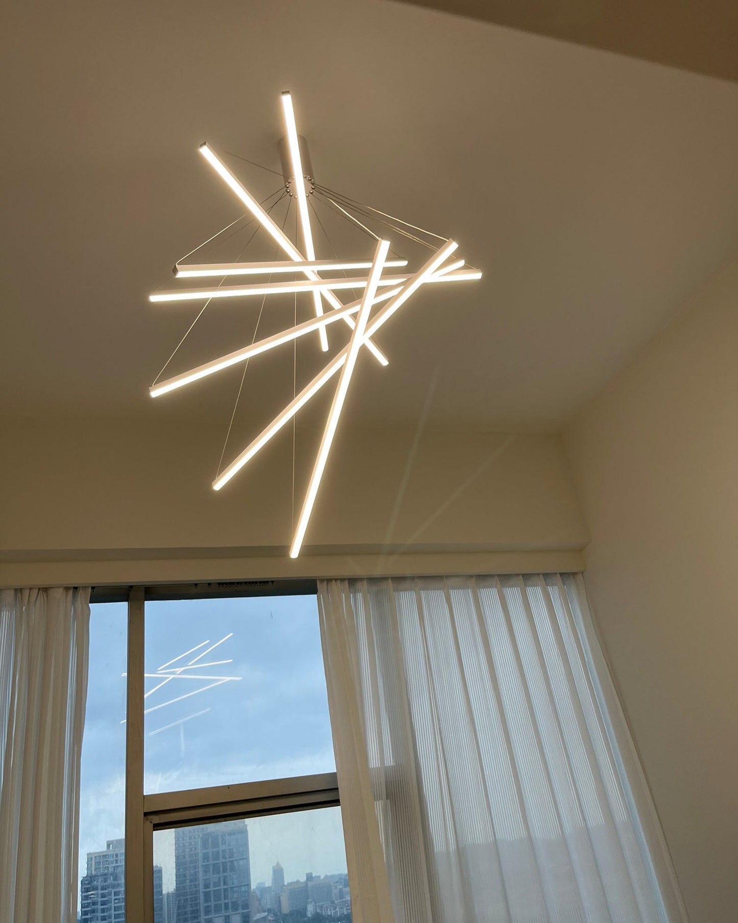 Lustre LED - Fusion Linéaire