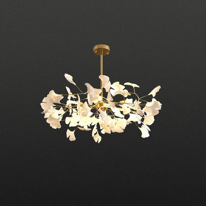 Leaf Chandelier - Gingko Elegance