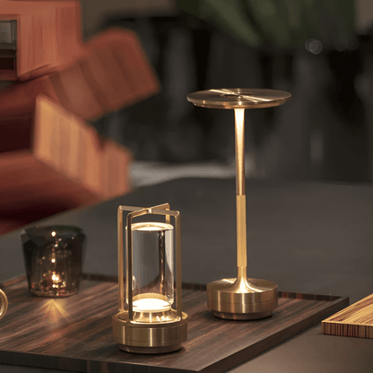Lampe d'Ambiance Brinola Rechargeable - Élégance Moderne et Chaleur Cozy-4