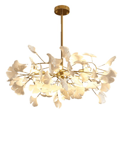 Leaf Chandelier - Gingko Elegance