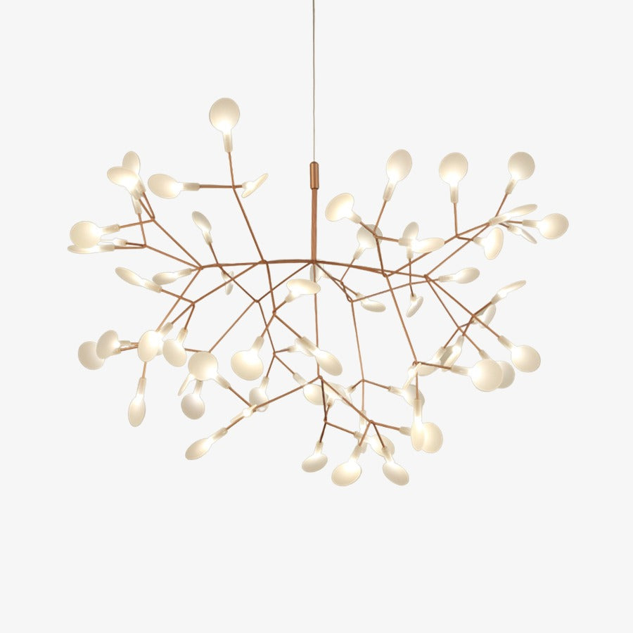 Suspension Arbre LED - Élégance Cuivrée ou Noire-2