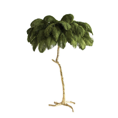 "Feather Oasis" Floor Lamp