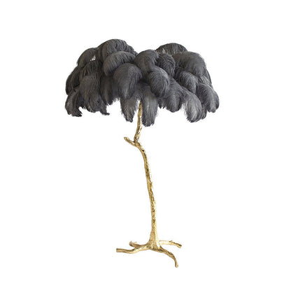 "Feather Oasis" Floor Lamp