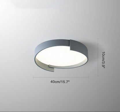 Plafonnier Rond Asymétrique Moderne