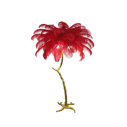 "Feather Oasis" Floor Lamp