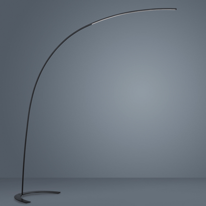 Lampadaire Arc Noir - Style Minimaliste pour salon