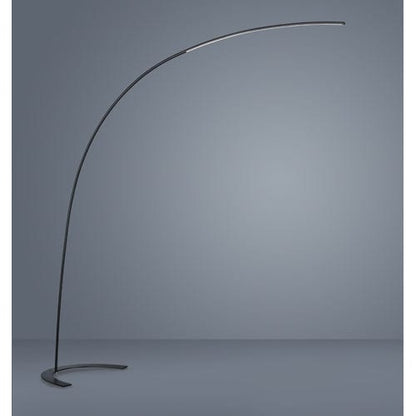 Lampadaire Arc Noir - Style Minimaliste pour salon