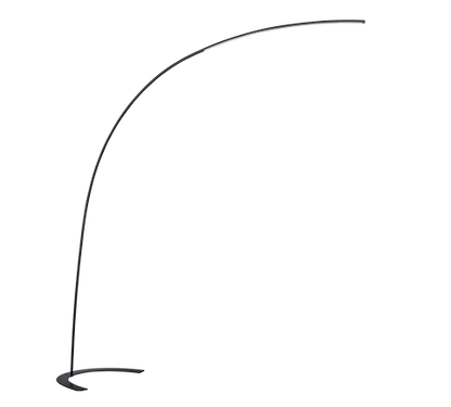 Lampadaire Arc Noir - Style Minimaliste pour salon