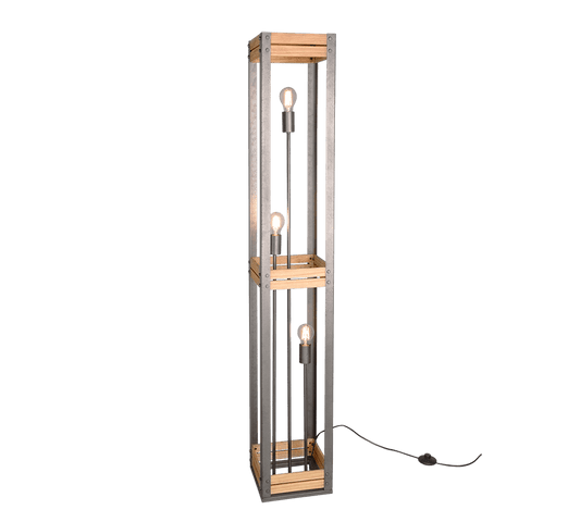 Lampadaire Bois Naturel