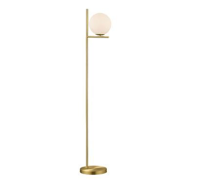 Lampadaire Boule Blanche