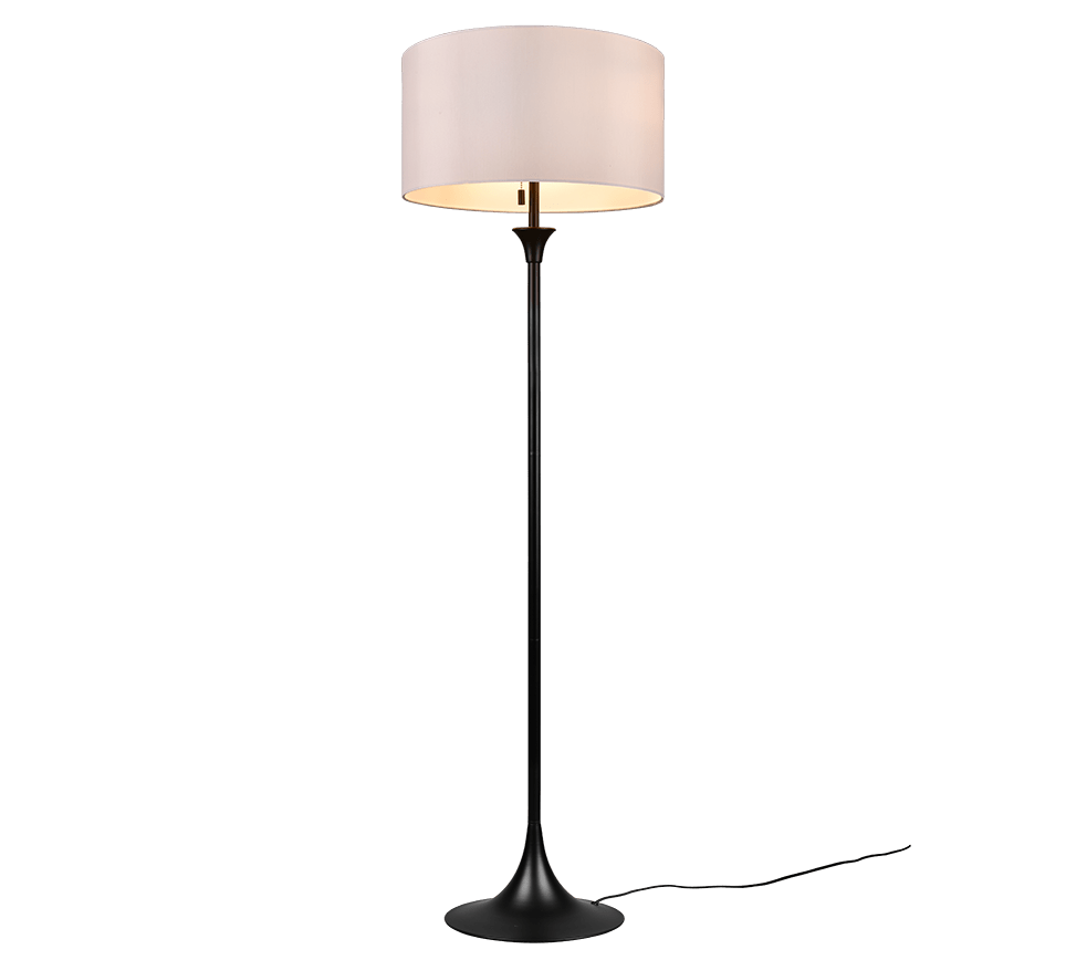 Lampadaire Noir Et Blanc