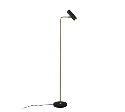Lampadaire Noir Et Dore