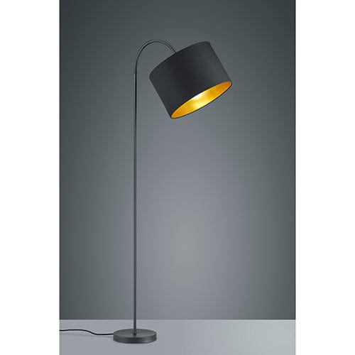 Lampadaire Noir Et Or