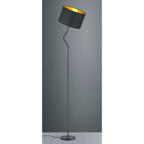 Lampadaire Noir Et Or