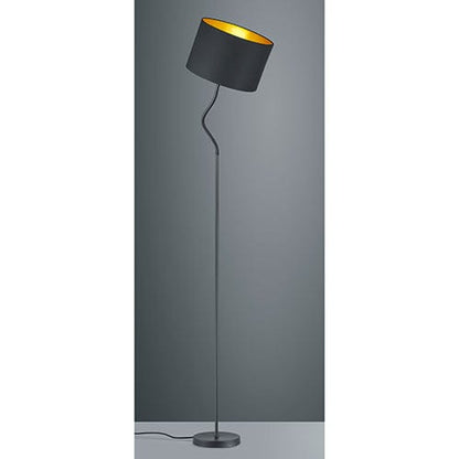 Lampadaire Noir Et Or