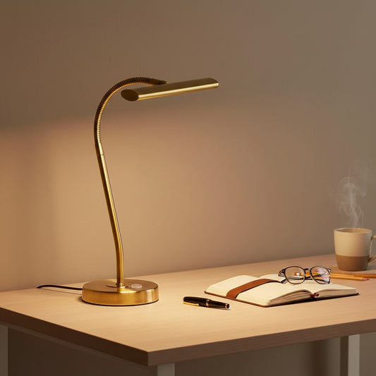 Lampe De Bureau Moderne - Coloris Or