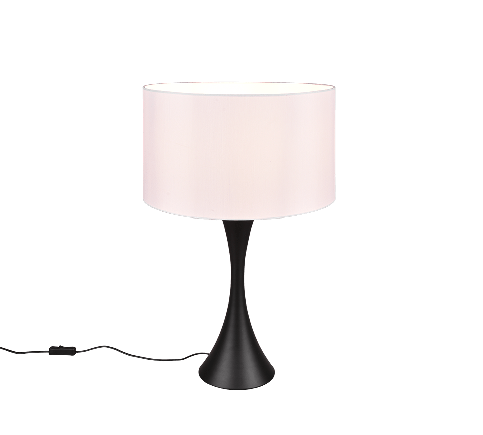 Lampe De Table Noire et Blanche - Style Moderne Minimaliste
