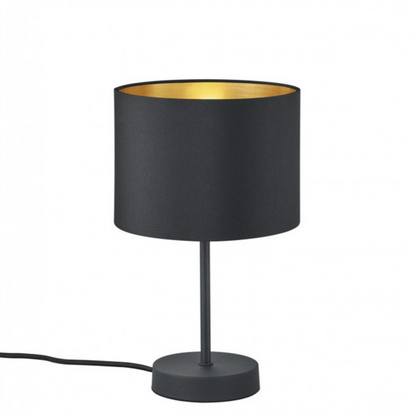 Lampe de Table Noire Et Doré