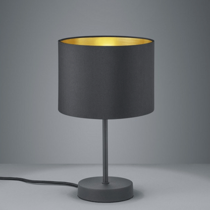 Lampe de Table Noire Et Doré