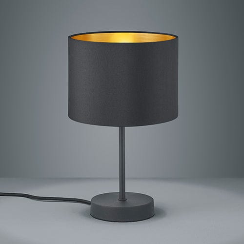 Lampe de Table Noire Et Doré