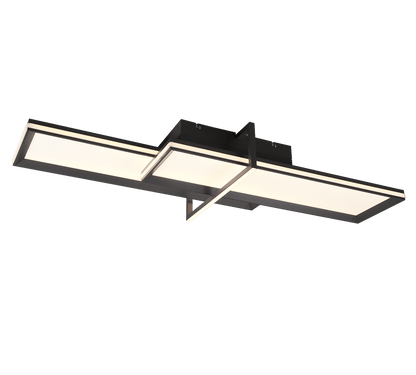 Luminaire Rectangulaire Noir