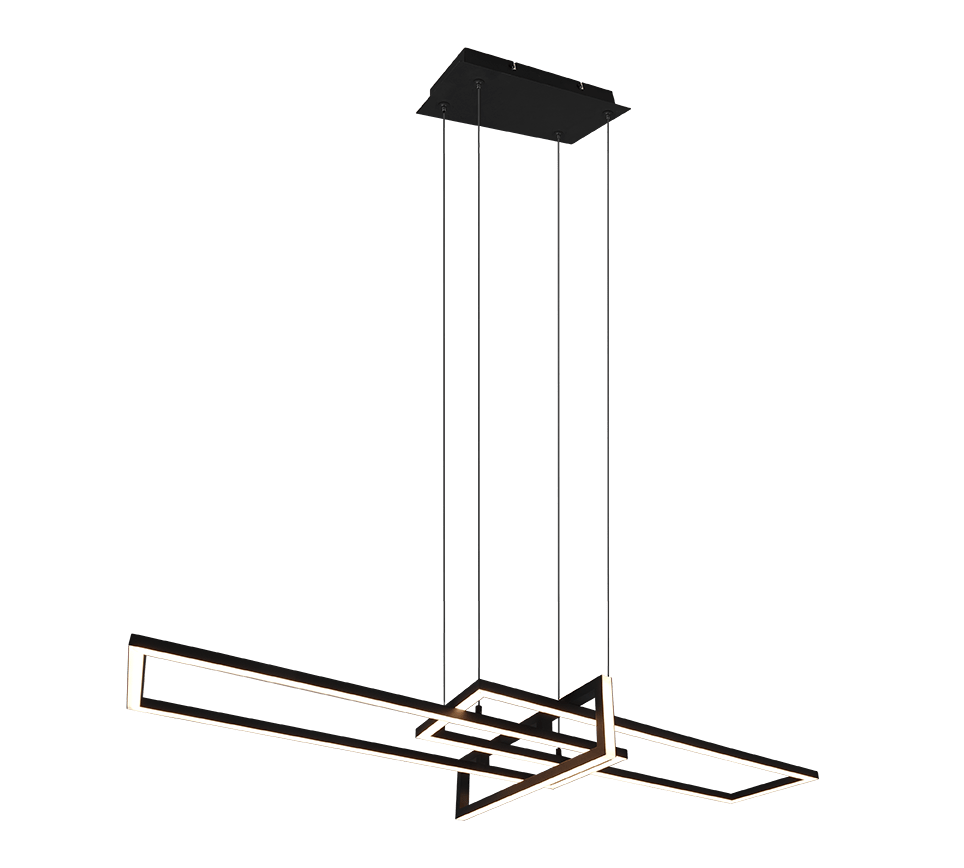 Luminaire Suspendu Moderne Noir