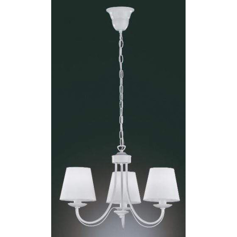 Lustre 3 Branches Blanc