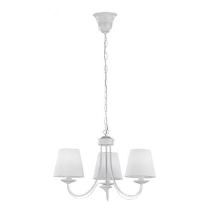Lustre 3 Branches Blanc
