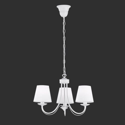 Lustre 3 Branches Blanc