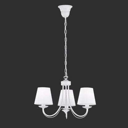 Lustre 3 Branches Blanc