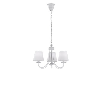 Lustre 3 Branches Blanc