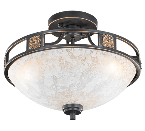 Plafonnier 3 Lampes E27