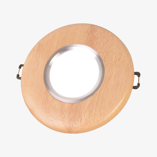 Plafonnier LED en Bois - Aibiou Design Moderne-2