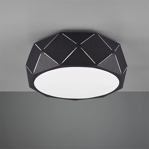 Plafonnier Cylindrique Noir