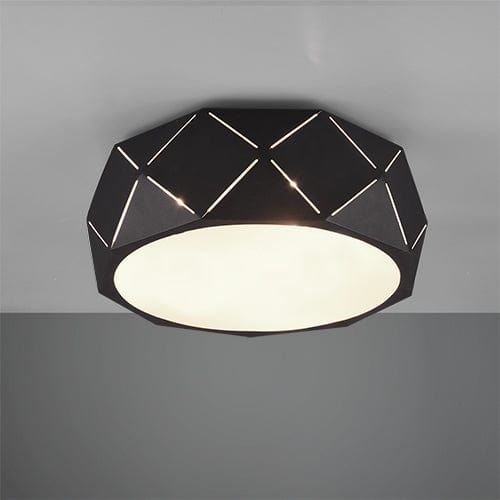 Plafonnier Cylindrique Noir