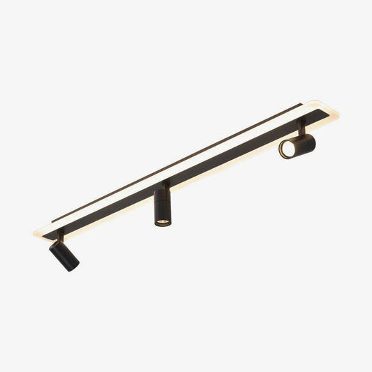 Plafonnier LED Design - Éclat Noir Moderne-1