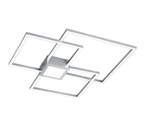 Plafonnier Gris Metal
