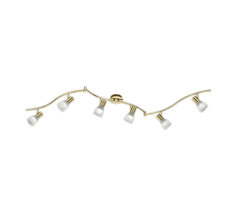 Plafonnier Led 6 Spots Orientables