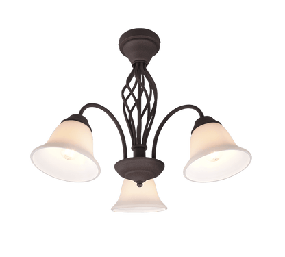 Plafonnier Metal Rouille