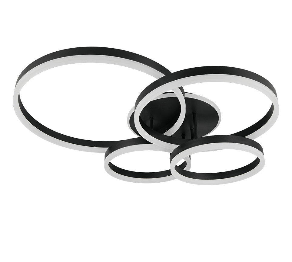 Plafonnier Noir Led
