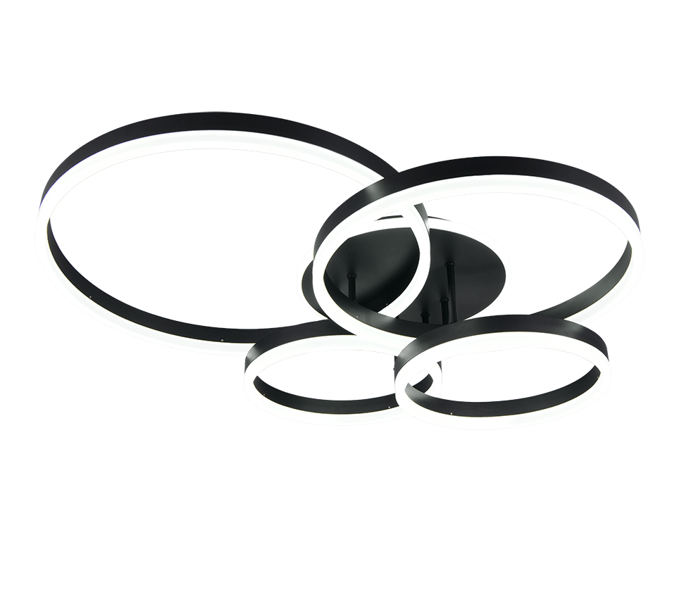 Plafonnier Noir Led