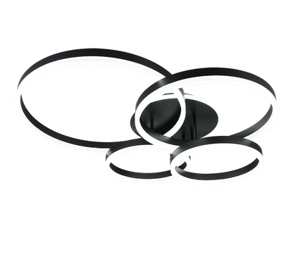 Plafonnier Noir Led