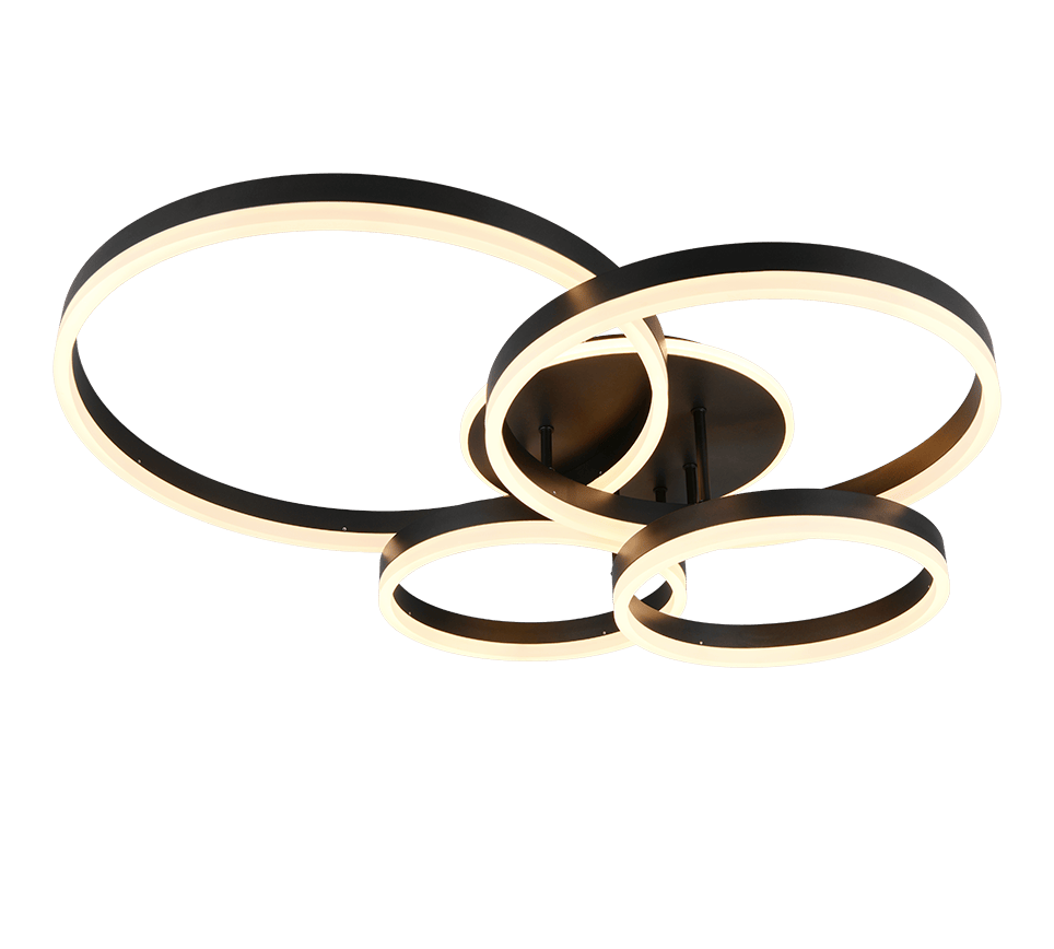 Plafonnier Noir Led