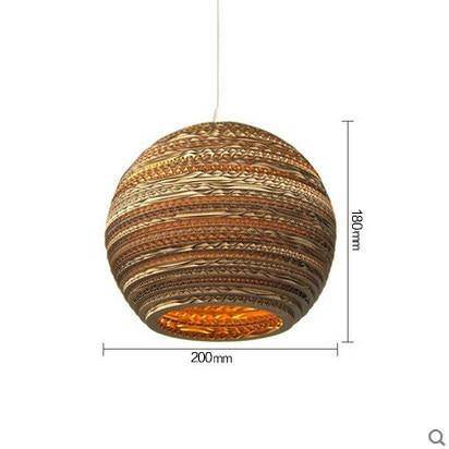 Variant image for Suspension en Papier Carton - Éclat Design Moderne-3