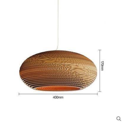 Variant image for Suspension en Papier Carton - Éclat Design Moderne-7