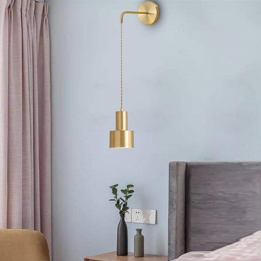 Applique Murale Élégante - Lumière Dorée Design Moderne 5
