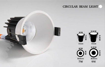 Spot LED Encastrable Moderne - Élégance Minimaliste-6