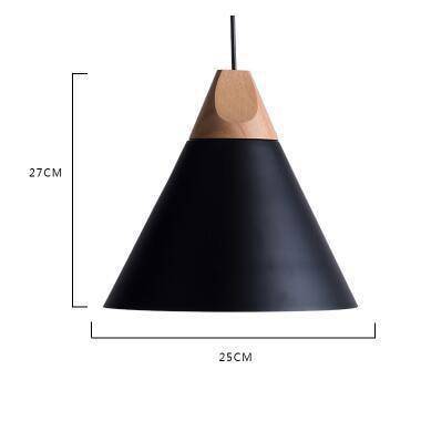 Variant image for Suspension Vintage en Bois et Aluminium - Cone-9