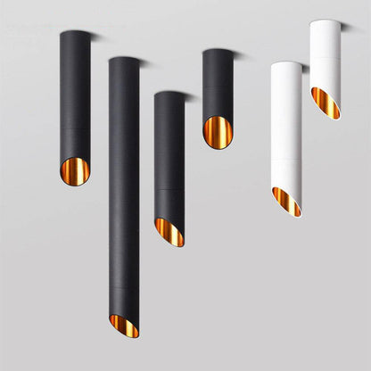 Tube LED Design Géométrique - Aluminium Élégant-3